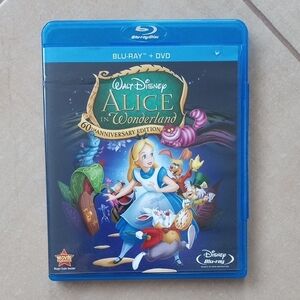 Disney Alice in Wonderland 60th Anniversary Blu-ray with Blue Case